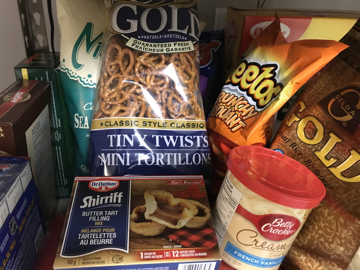 I'm breaking a five year Twitter fast, to bring the world - or my few dozen remaining followers - good news in dark times. If COVID19 is our undoing, fear not. After walking briskly past toilet paper and soup, I have brought back End of Days snacks. Canada - I have done my part.