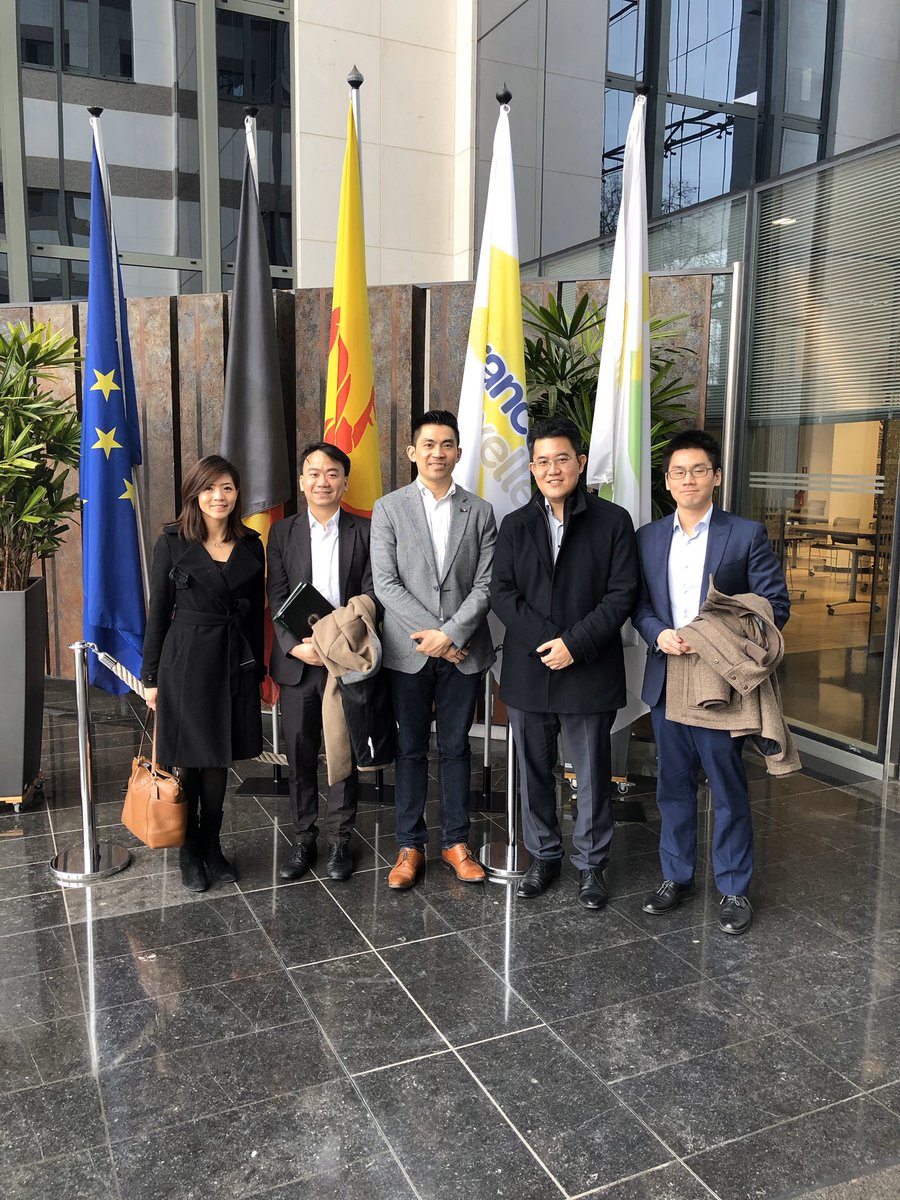 Meeting #AWEX #Wallonia with the Embassy of Singapore and our counterpart Entreprise Singapore, for further cooperation in the framework of the #EUSFTA &amp; the upcoming State visit from #Singapore 🤝🇧🇪🇸🇬