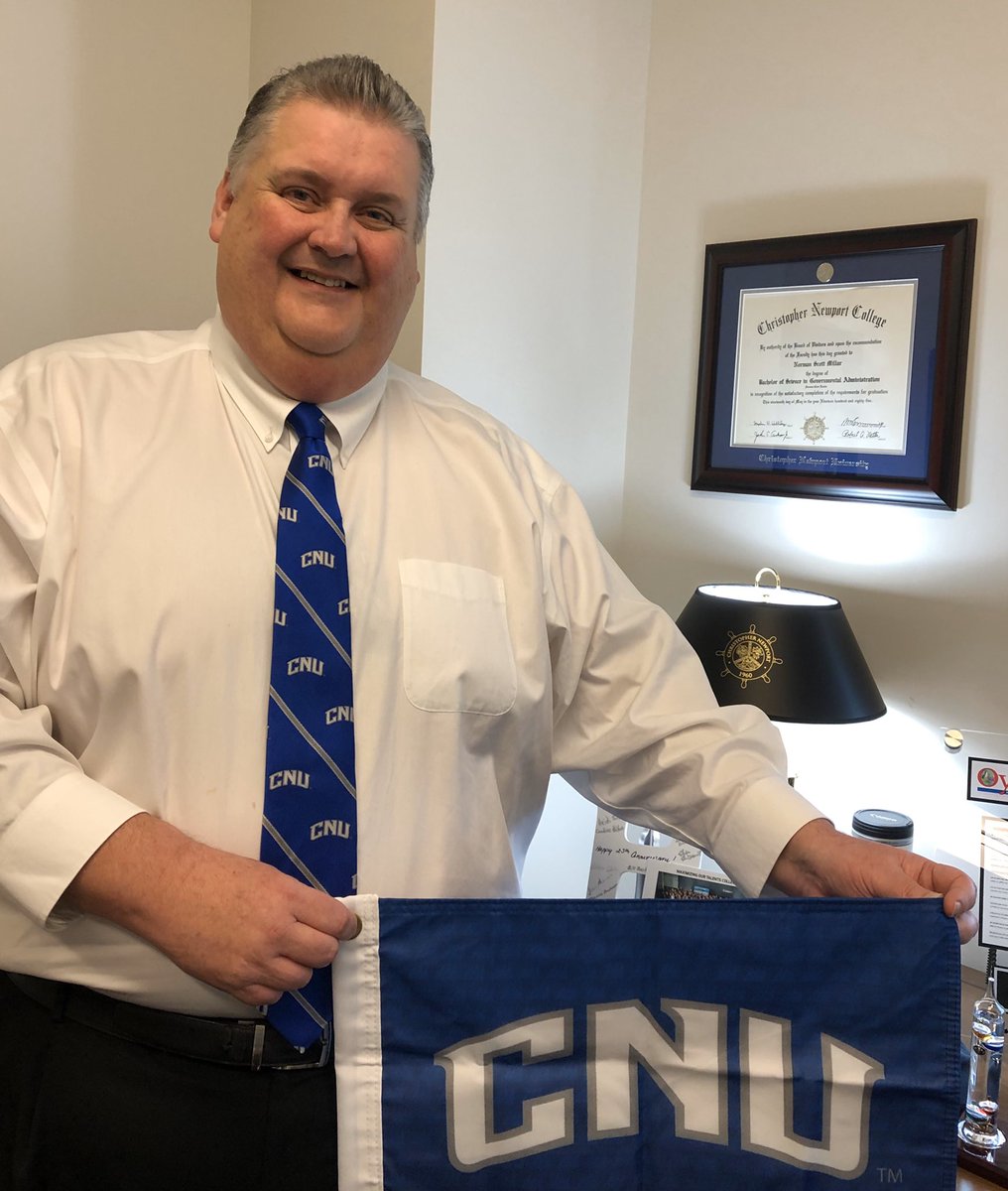 MillarNScott's tweet photo. Proud to have earned a degree from Christopher Newport.  Proud of how our university, alumni &amp; and students are prospering and flourishing.  Proud to give back on #CNUDay20 to help ensure CNU’s success for many generations of future Captains!! https://t.co/Y0kKxP7r7j