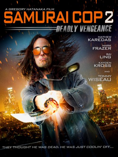 More movies in my collection:225) Samurai Cop 2: Deadly Vengeance ( @TommyWiseau!)226) The Conspiracy227) President Wolfman228) Life Of Pi