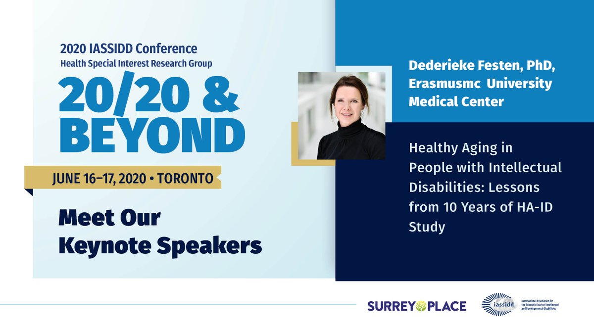 maps_research's tweet image. This June, join us at the #2020IASSIDDToronto conference to hear our keynote speaker, Dederieke Festen, PhD from @erasmusmc, Netherlands speak! Register today at iassiddhealthsirg2020.com