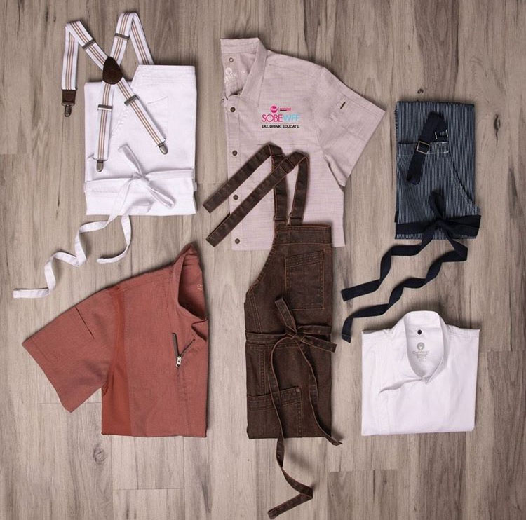 AlphaCateringEq's tweet photo. How about introducing some colour into your attire for spring? Here’s Chef Works’ Berkeley Bib Apron, Portland Bib Apron, Denver Cross Back Bib Apron and Springfield Chef Coat. https://t.co/UzNrQ3C32H
