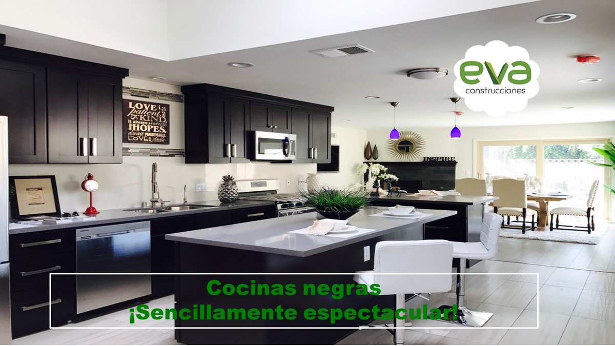 evaconstruccion's tweet photo. #EVATips#Decoración#Cocinas
Para este 2020 el negro acapara la tendencia en cocinas y adquiere un sinfín de combinaciones. https://t.co/zrVHYvlCJX