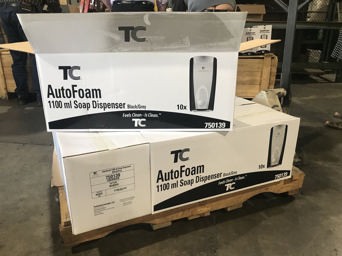 jkabart's tweet photo. Hand sanitizer dispensers are moving from the warehouse to ⁦@SFBART⁩ stations tonight https://t.co/JZ7dVoeonL