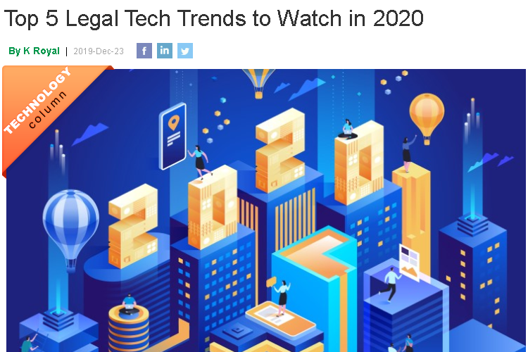 Top 5 Legal Tech Trends to Watch in 2020
accdocket.com/articles/top-5…
#LegalTech #LegalTechTrends #legalservices #AlternativeLegalServices