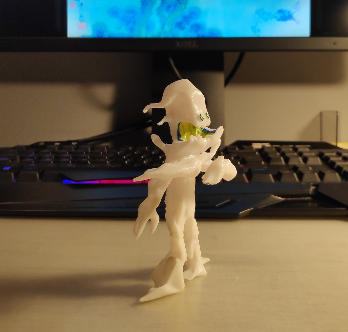 _Lukema_'s tweet photo. I did a 3d printed kids see ghosts' ghost model. :) https://t.co/Nilptg51Fa