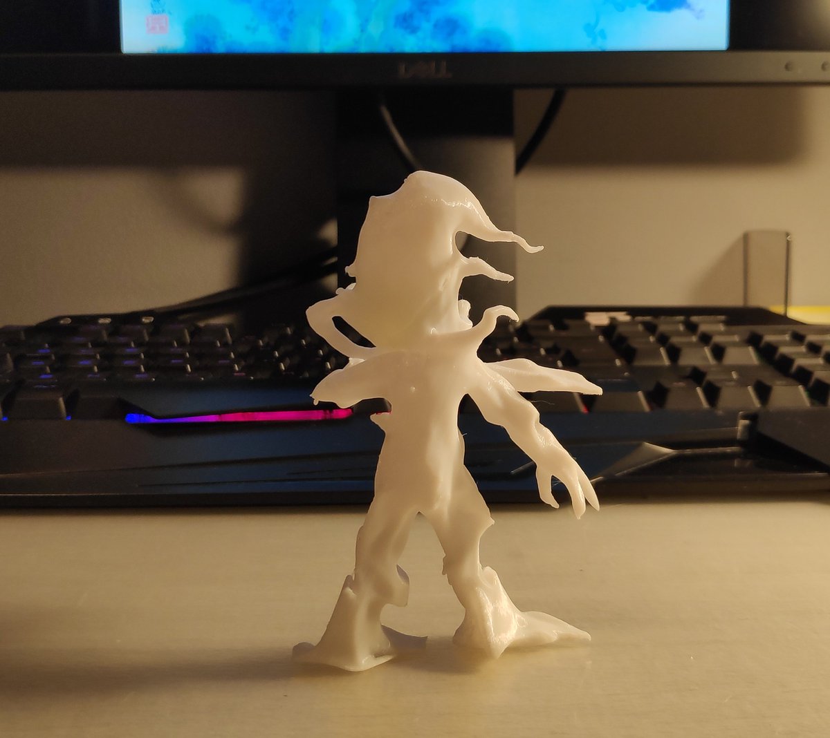 _Lukema_'s tweet photo. I did a 3d printed kids see ghosts' ghost model. :) https://t.co/Nilptg51Fa