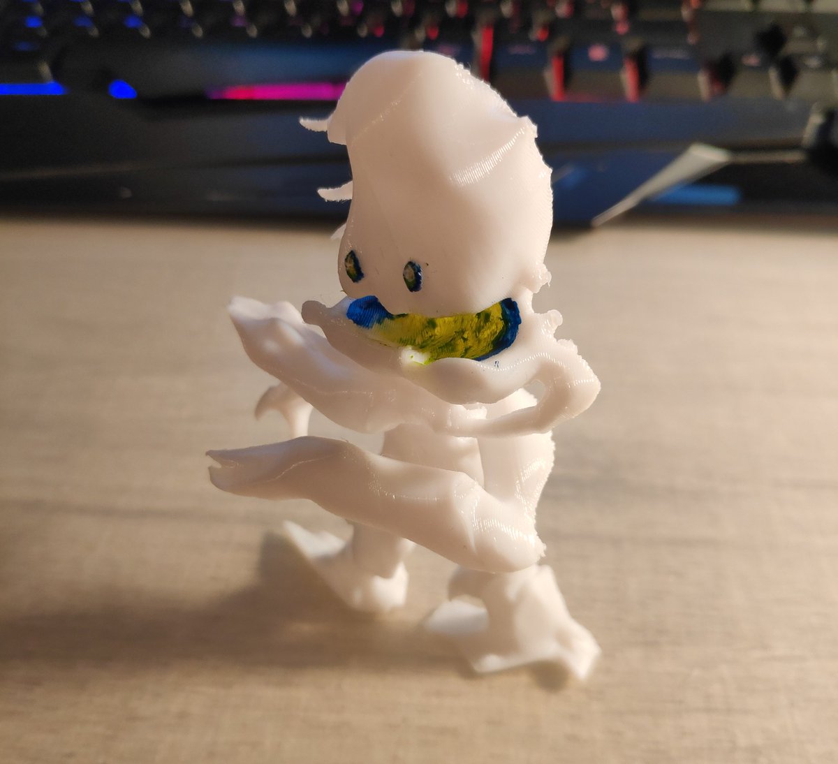 _Lukema_'s tweet photo. I did a 3d printed kids see ghosts' ghost model. :) https://t.co/Nilptg51Fa