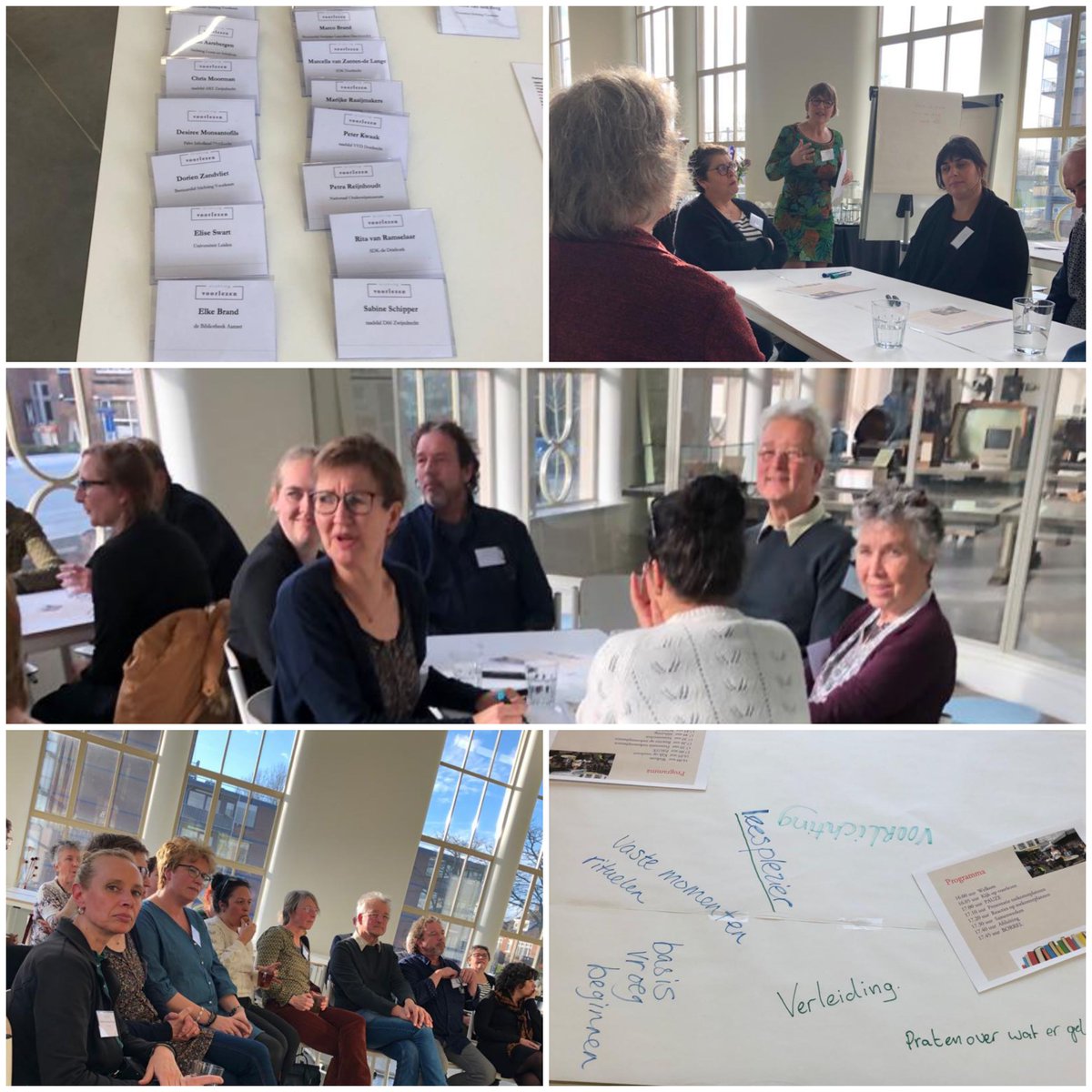 Inspirerende sessie over voorlezen en voorleesplannen van #SV Stichting Voorlezen in @Onderwijsmuseum Trots op deze meeting met enthousiaste partners en ambassadeurs van het voorlezen
