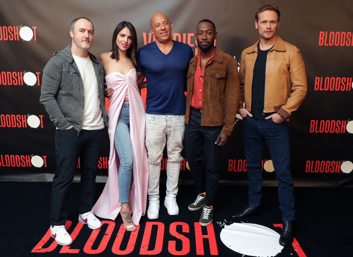 SonyPicturesPan's tweet photo. No te pierdas las fotografías exclusivas de la rueda de prensa de #Bloodshot en Estados Unidos. 12 de marzo #SoloEnCines https://t.co/zT1qjNKWFu