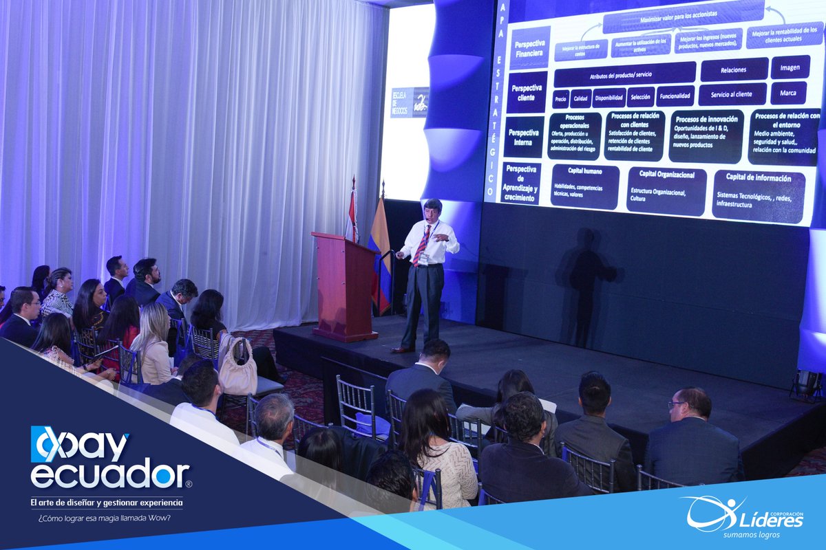corp_lideres's tweet photo. En el #CxDayEcuador Enrique Barrazueta CEO de @corp_lideres y experto en planeación estratégica. 👨‍💼 Habla sobre el plan estratégico de Experiencia de Cliente para determinar objetivos, metas e indicadores que permitan cumplir la propuesta de valor.📈

#CXDay #CustomerExperience https://t.co/OEGyT1NrjQ