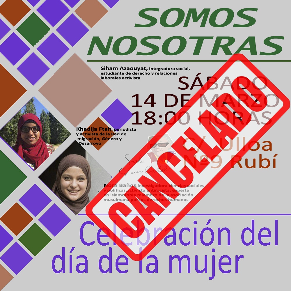 Desde la Sala Neus catalá comuniquem la cancel.lació de l acte de celebració del dia de la dona com mesura preventiva i apel·lant la responsabilitat individual i col·lectiva per evitar possibles contagis de coronavirus.
Gracias i disculpeu les molesties 
#rubicity
#rubi_ciutat