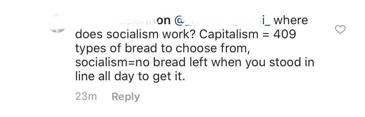 thebebebean's tweet photo. Guys, it’s cool, we have 409 types of bread to choose from. Who needs healthcare, education, effective climate change policies, or sustainable mimimum wages when we have bread! Sometimes I forget these people exist. Can’t decide if I feel angry at them or sad for them. https://t.co/59RBV7nYms