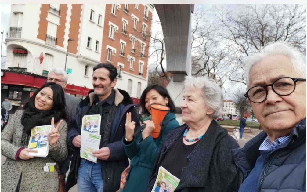 Anne-Marie Heugas (@amheugas) on Twitter photo Enthousiasme et forte détermination des candidat-e-s sur la liste de rassemblement écologiste et citoyen-ne ce soir à la rencontre des montreuillois-e-s !!@EcoloResp2020 conduite par <a href="/MirAlphonse/">Mireille Alphonse 🇺🇦</a> ! 👍✊🌻#Muncipales2020 <a href="/EELVmontreuil/">Les Écologistes - EELV Montreuil</a> @MtreuilEcologie <a href="/93PlacePublique/">Place Publique 93</a> <a href="/PRG_IDF/">PRG Ile-de-France</a> l Enthousiasme et forte détermination des candidat-e-s sur la liste de rassemblement écologiste et citoyen-ne ce soir à la rencontre des montreuillois-e-s !!@EcoloResp2020 conduite par <a href="/MirAlphonse/">Mireille Alphonse 🇺🇦</a> ! 👍✊🌻#Muncipales2020 <a href="/EELVmontreuil/">Les Écologistes - EELV Montreuil</a> @MtreuilEcologie <a href="/93PlacePublique/">Place Publique 93</a> <a href="/PRG_IDF/">PRG Ile-de-France</a> l