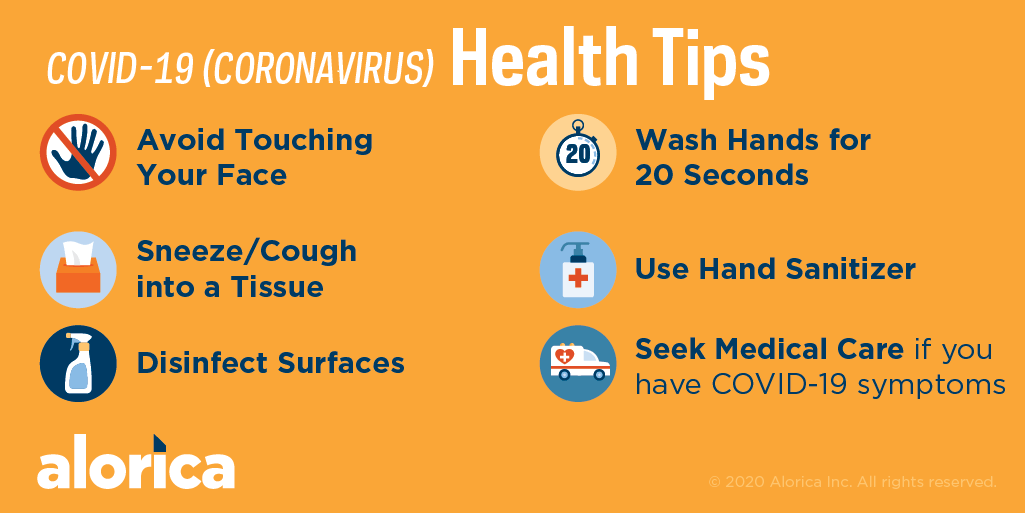 We care about our employees and communities—so here are some helpful tips to protect yourself and your family. 
Please visit who.int for up-to-date information and tips. Stay safe and healthy! #alorica
