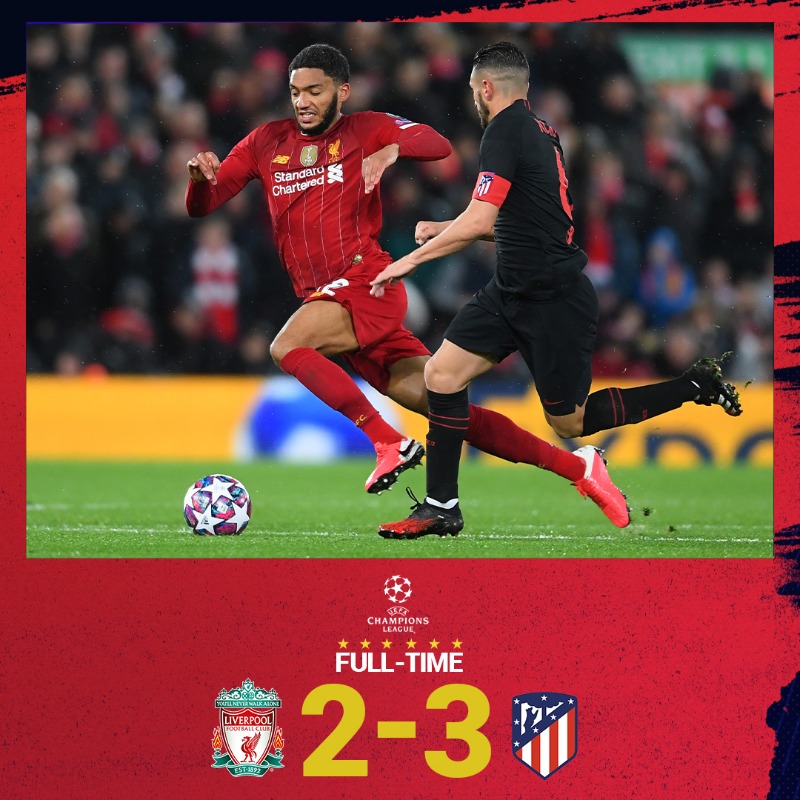 LFCUSA's tweet image. The Reds bow out in the Round of 16