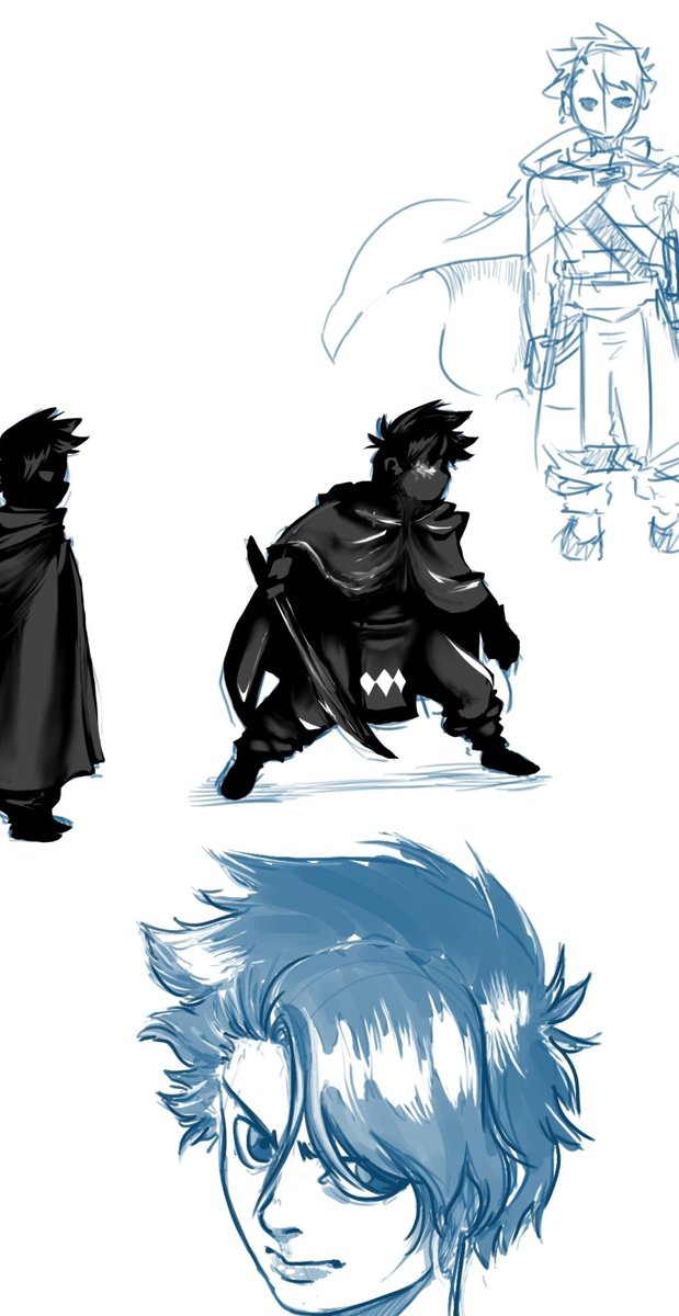 First Armed with Wings drawings in a while!