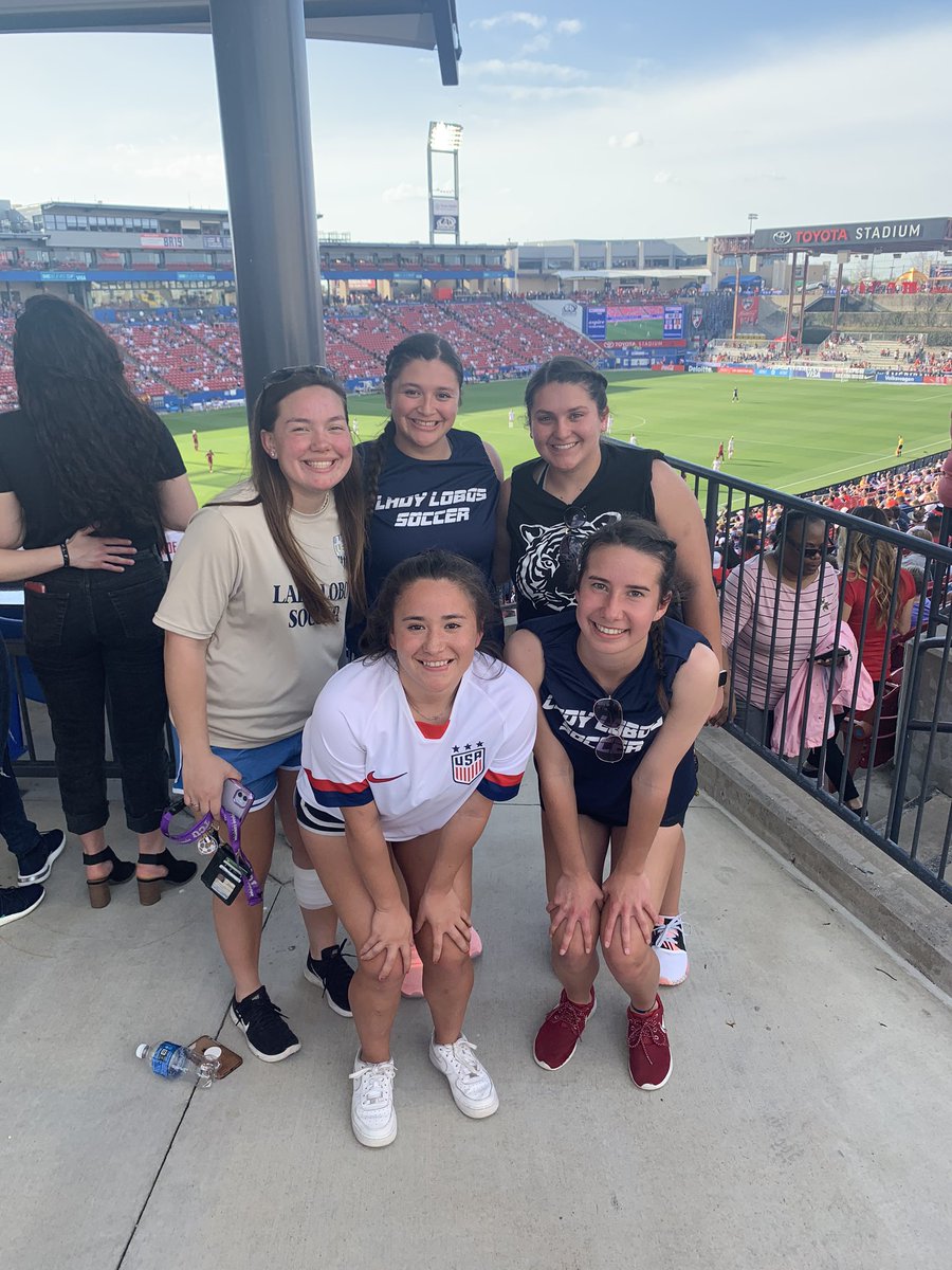 Lady Lobos representing at #SheBelievesCup2020 <a href="/LEISDAthletics/">LEISD Athletics</a> <a href="/LittleElmHS/">Little Elm HS</a> #alwaystogetherneveralone