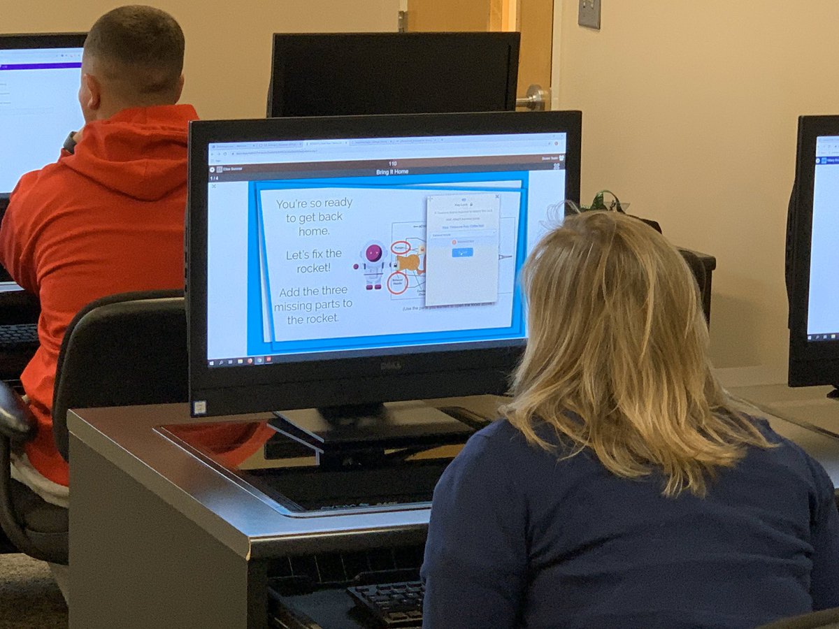 SarahQJ's tweet photo. @WilmU #wuedt6035 grad class had a fun time trying to #breakoutedu with @DeckToys about the Nine Elements of #digitalcitizenship ! Check out the game here: https://t.co/Hhg5EEoPHu https://t.co/rVeHHEmF8L