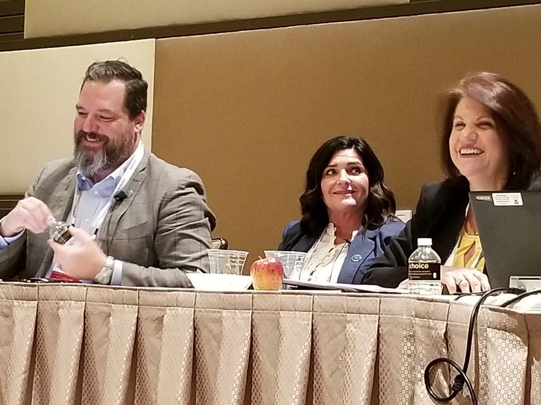 KimberlyCoghill's tweet photo. Christian Lehr, Stacy Willis and Irene Hoheusle discuss technological
innovation from an operations perspective during a session @ #ACASpringForum20 on #ForwardTECH. https://t.co/CmlTjFyiQD