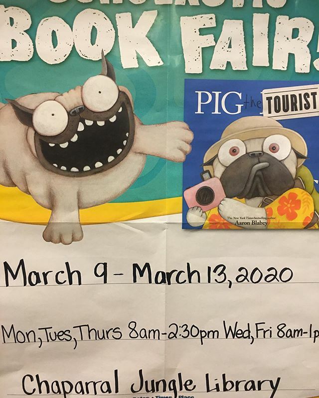CESChampions's tweet photo. Don’t forget to visit our jungle library this week! Can’t wait to see all of our Champion families! #scholasticbookfair https://t.co/3dUh0bJKHr https://t.co/GhhkpJ2UZ5