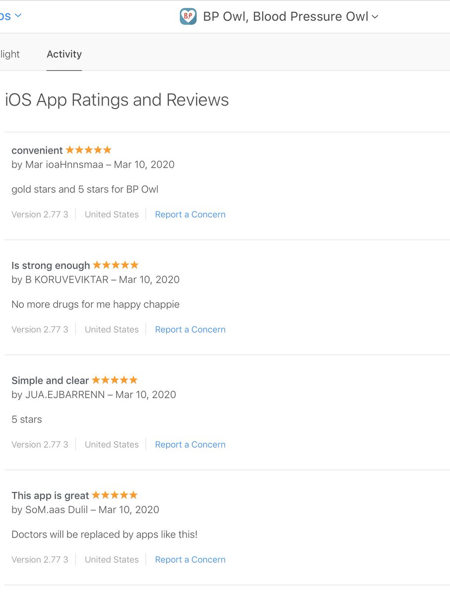 bp_owl's tweet photo. Some more lovely 5 star review of our #BP Lowering app - BP Owl. Thank you. ❤️😊👍🏼 https://t.co/Yt1EDWTDdg