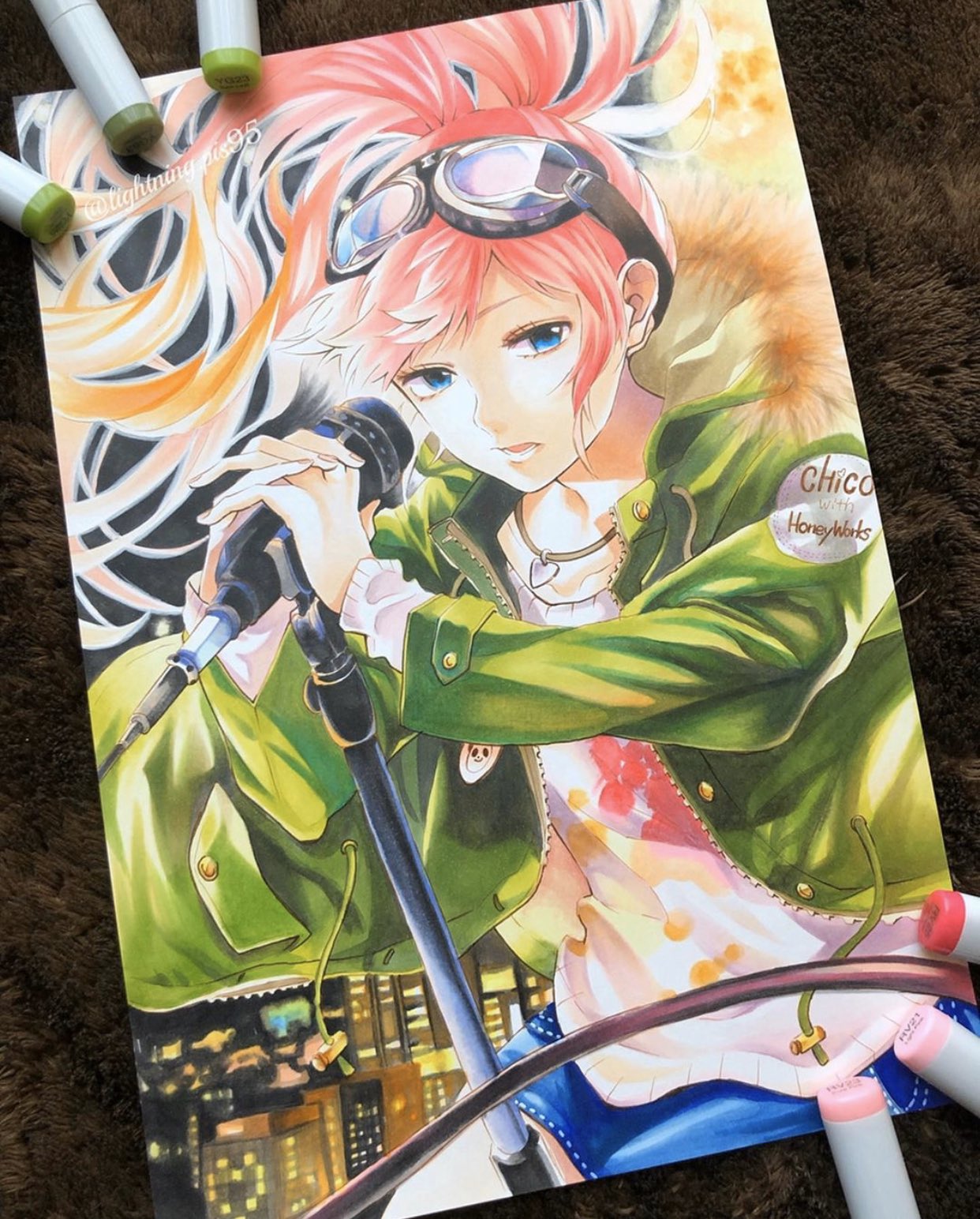 彩木 ぴすこ Sminkart美しい人展 大阪8 29まで ヤマコさんお誕生日おめでとうございます どのイラストも大好きです 髪の毛のなびかせ方 色の塗り方 あと 耳の描き方が好きです 特に色の塗り方はヤマコさんのイラストを参考にさせていただい