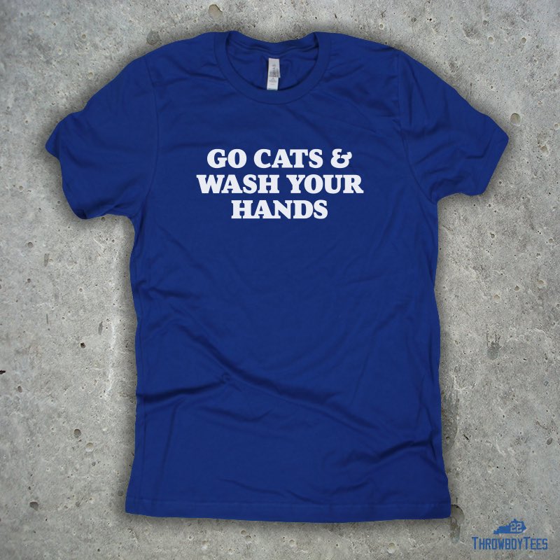 ThrowboyTees's tweet photo. The PERFECT tee for this years basketball tournament! 👏🏽💦

GO CATS AND WASH YOUR HANDS! #BBN 😼🏀

https://t.co/OQpfx0jIpG https://t.co/mFYw8lBrq4