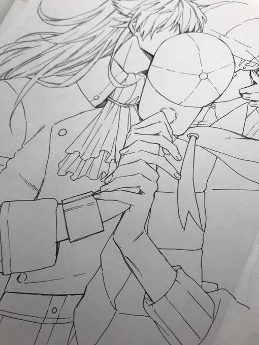 1さつめの表紙のペンおわった 