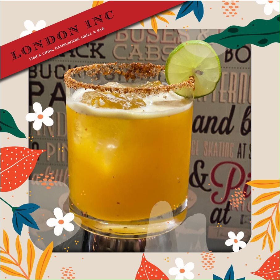 LondonInc__'s tweet photo. Ya es mitad de semana y merecemos un relax para seguirle ¿no? Les tenemos una deliciosa combinación de tequila, controy y mango que los llenará de frescura. ¡Vengan a probar nuestro "English Garden!
¡Ven y #PonteHooligan en #LondonInc! https://t.co/UMBx3cxlf2