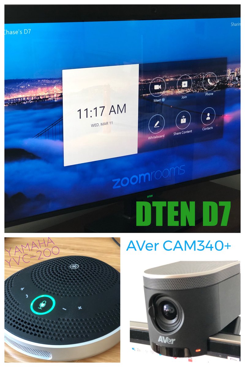 Working from home can be a challenge... but not with @zoom_us, <a href="/DTEN_Global/">DTEN</a>, @YamahaUC, <a href="/AVerVC/">AVer Video Conferencing</a>.  What does your setup look and sound like? 👀💻
#remoteworkers #avtweeps #proAV