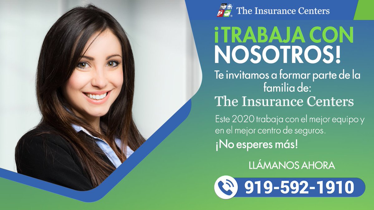 TheInsuranceCe1's tweet photo. ¡TRABAJA CON NOSOTROS!
Llámanos ahora y únete a este gran equipo.
Llámanos ahora: 919-592-1910
#TheInsuranceCenters #FamiliaTheInsuranceCenters #UneteaNosotros #TrabajaConNosotros #LosCentrosDeSeguros #Seguros #TrabajaEnEquipo #buildateam #strength #UneteaEstaGranFamilia https://t.co/vdnOv7Qa4H