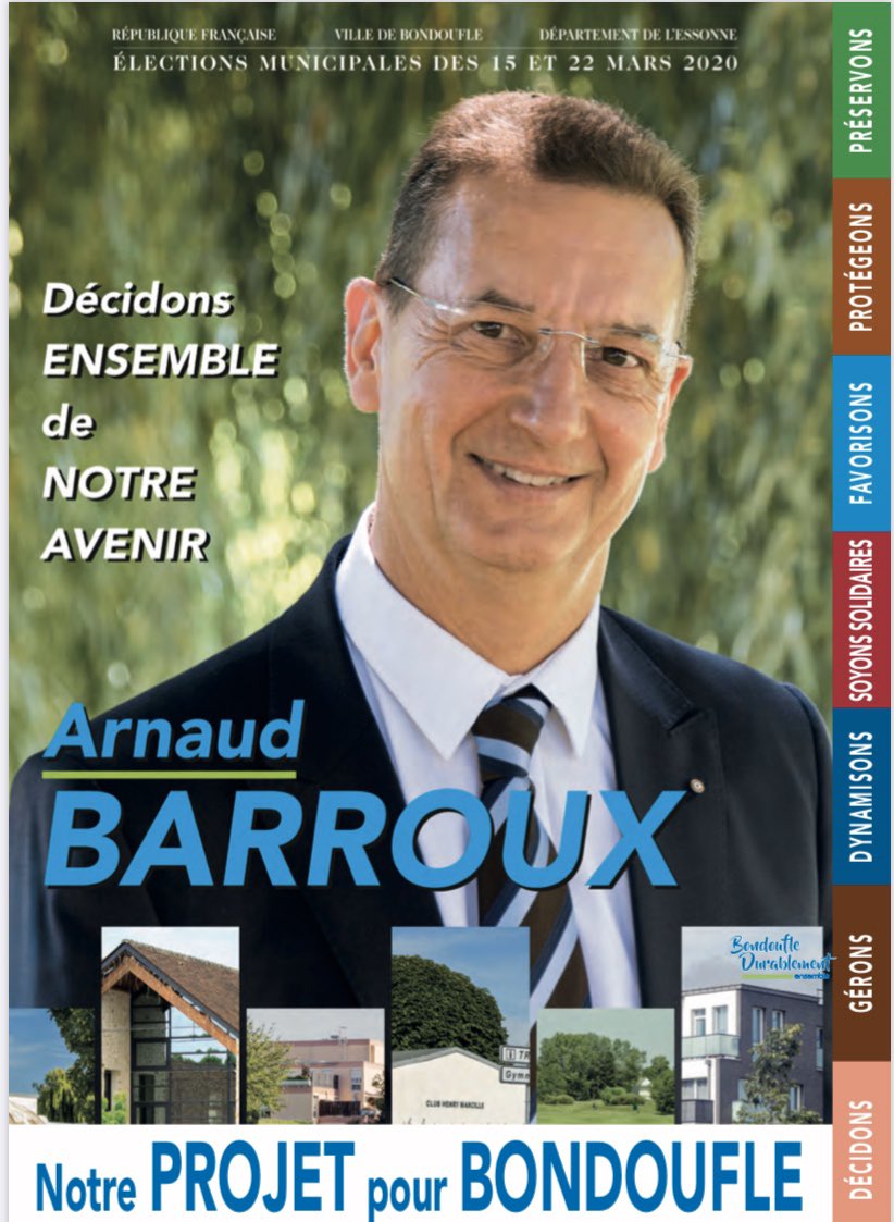 ARNAUDBARROUX's tweet photo. #Notreprogramme 14 VISION DE BONDOUFLE 2035
#bondoufle dans vos boîtes aux lettres.
Merci à tous les bondouflois qui l’ont enrichi de leurs propositions ; à notre équipe #bondoufledurablementensemble ,@barroux2020 @ARNAUDBARROUX #bondoufle
https://t.co/nSswCU3yAe https://t.co/A6vDnjdz5D