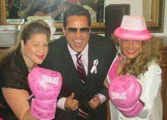 #FCANCER <a href="/titopuentejr/">Tito Puente, Jr.</a>  &amp; #MARCELABARNICAOLIVAR #MUSICEXECUTIVE WITH OUR ANGEL #MICKEY RIP