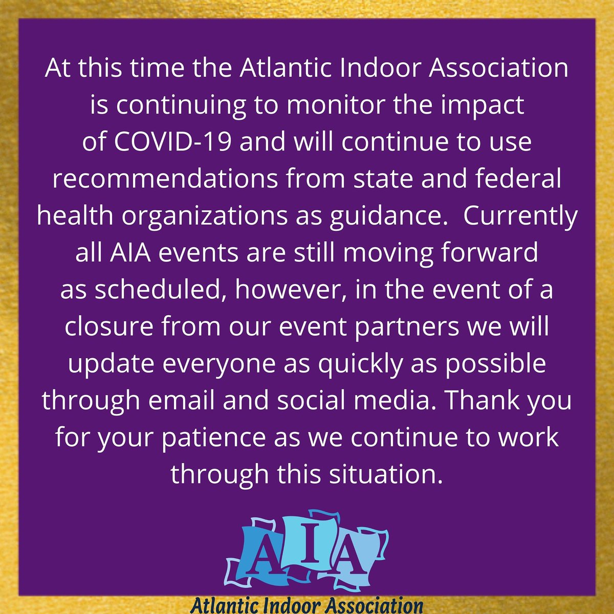 Update from the AIA Governance Board: