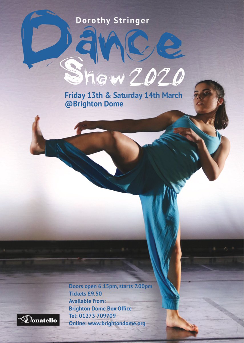 Only two days to go make sure you have your ticket! Available from Brighton Dome <a href="/brightdome/">Brighton Dome</a> <a href="/DorothyStringer/">Dorothy Stringer School | Education for Life</a> <a href="/DStringerPE/">Dorothy Stringer PE</a> <a href="/donatello__/">DonatelloBrighton</a>