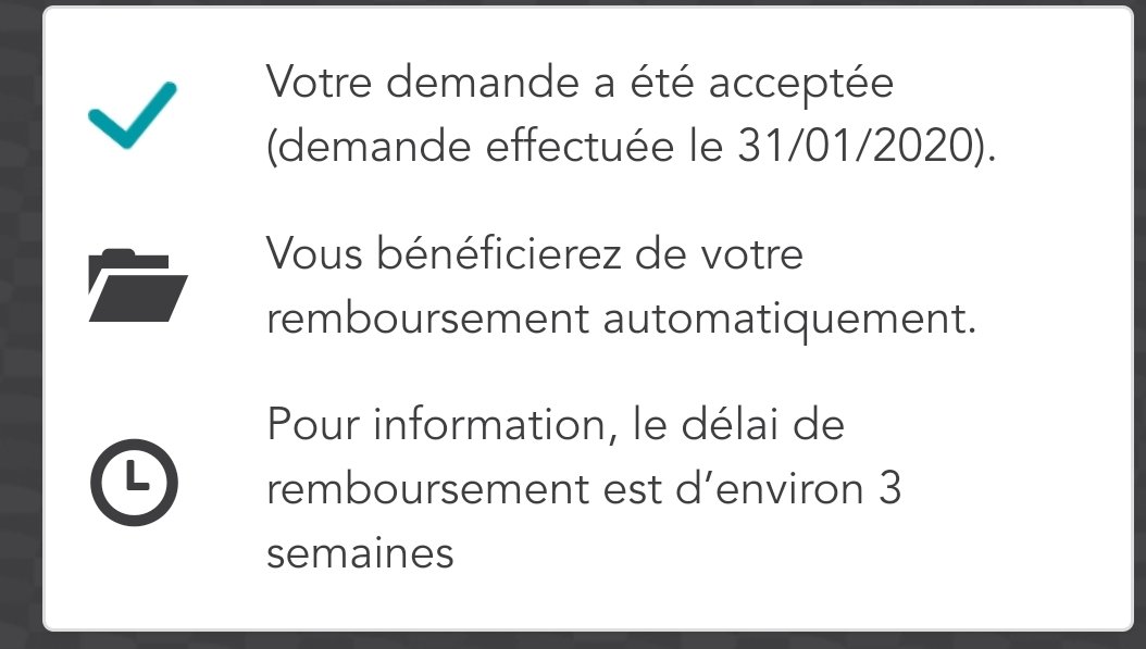 JoyceMsK___'s tweet photo. @ClientsRATP Comme vous le verrez ci dessous depuis le dépôt de ma demande de le 31/01, je n'ai toujours pas reçu mon remboursement. Qu'en est-il ? Vous avez un sacré retard et une explication? Merci
#remboursement #Navigo https://t.co/EJpPdtODI5