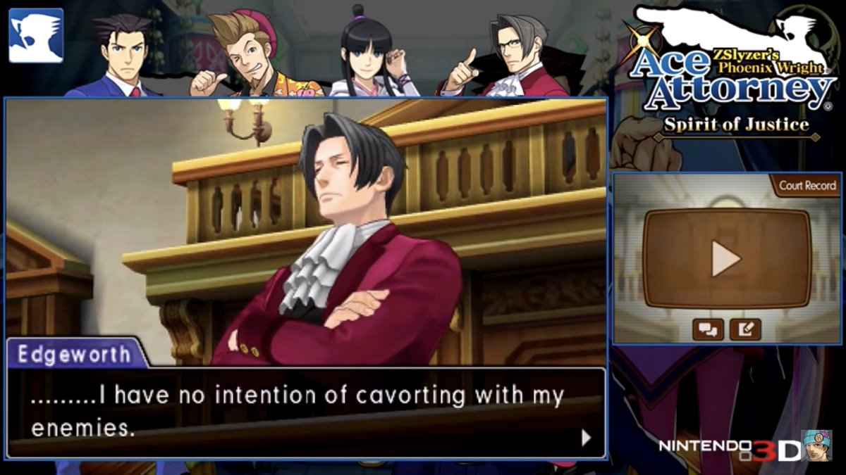 Magagie2's tweet photo. tsundere Edgeworth
#wrightworth 
#AceAttorney 
#narumitsu https://t.co/Xl1PPcJnJQ