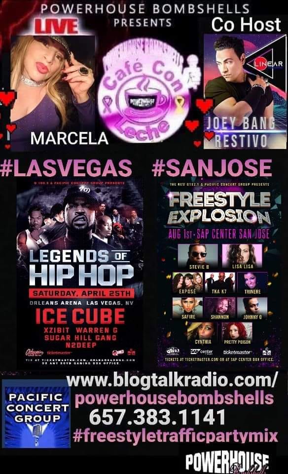 TUNE IN FRIDAY FOR #FREESTYLETRAFFICPARTYMIX2020 ON blogtalkradio.com/powerhousebomb… win tickets to #LASVEGAS #LEGENDSOFHIPHOP #SANJOSE #FREESTYLEEXPLOSION <a href="/icecube/">Ice Cube</a>  <a href="/regulator/">Warren G</a>  #WARRENG <a href="/xzibit/">XZIBIT</a>  <a href="/jaytee707/">Jay Tee from N2DEEP</a>  #N2DEEP <a href="/steviebmusic/">Stevie B</a>  <a href="/LisaLisaLL77/">Lisa Lisa</a> <a href="/Expose_Online/">EXPOSÉ</a> <a href="/K7TKA/">K7 TKA</a>  <a href="/Trinere/">Trinere</a> #SHANNON