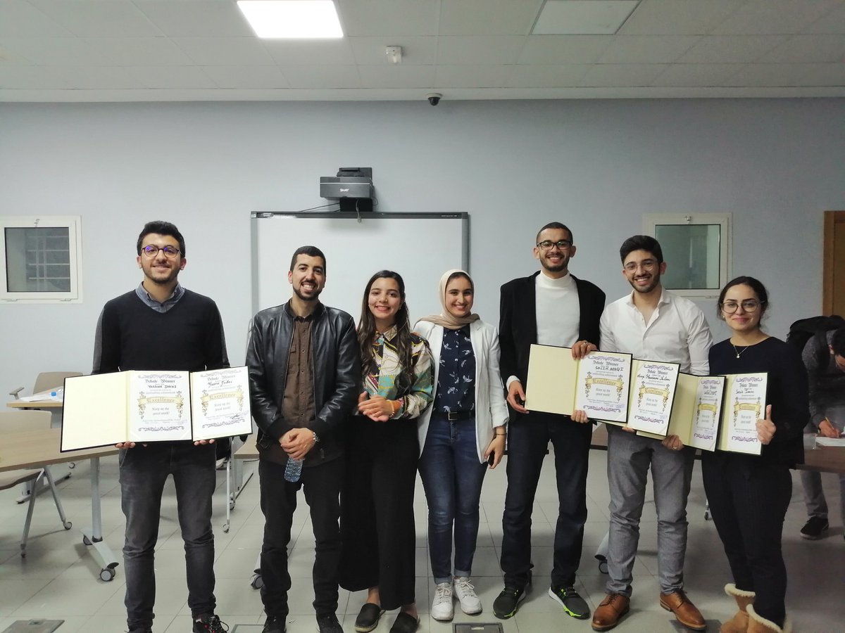 echattoui's tweet photo. مشاركتي اليوم كعضو لجنة التحكيم لمسابقة المناظرة بين كلية الطب والصيدلة بالدارالبيضاء وجامعة محمد السادس الدولية لعلوم الصحة بالدارالبيضاء والتي كانت بمناسبة اليوم العالمي للمرأة برحاب نفس الجامعة💜🇲🇦 https://t.co/cYzgwY7NEE