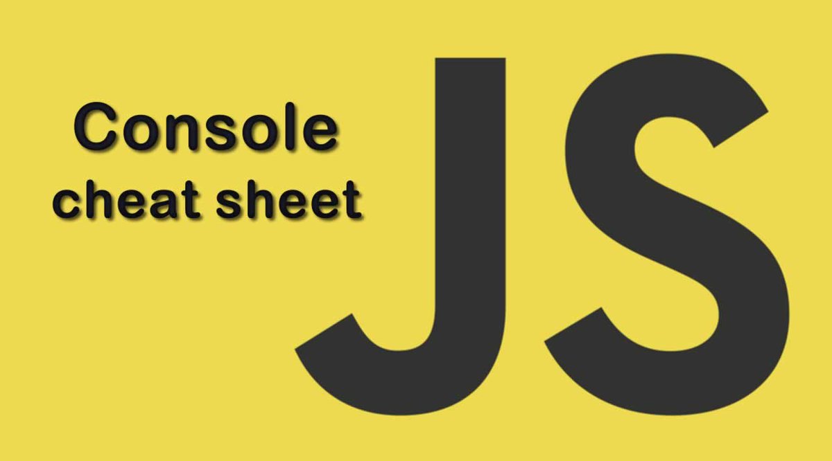 JavaScriptNewA's tweet photo. Console Cheat Sheet in JavaScript Console
☞ https://t.co/pQVlWtXBLl
#js #javascript 
c8tD8AEnR41 https://t.co/2XCti8dww7