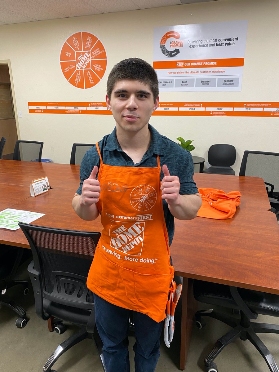 Congratulations to Notre Dame School of Dallas student Dylan on his first day of work <a href="/thehomedepot/">The Home Depot</a> 
So proud of you!
#NoLimitsJustPossibilities