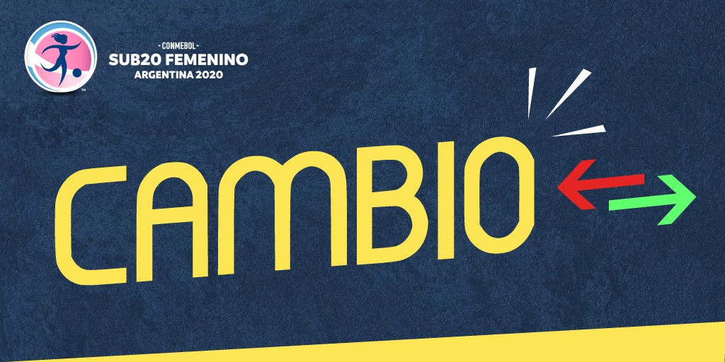 ⏱ 56' |

🔁 Cambio en Colombia:

➡ Belkis Niño
⬅ Estefanía González

Colombia 🇨🇴 3 🆚 0 🇪🇨 Ecuador

#VamosColombia #Sub20Femenino