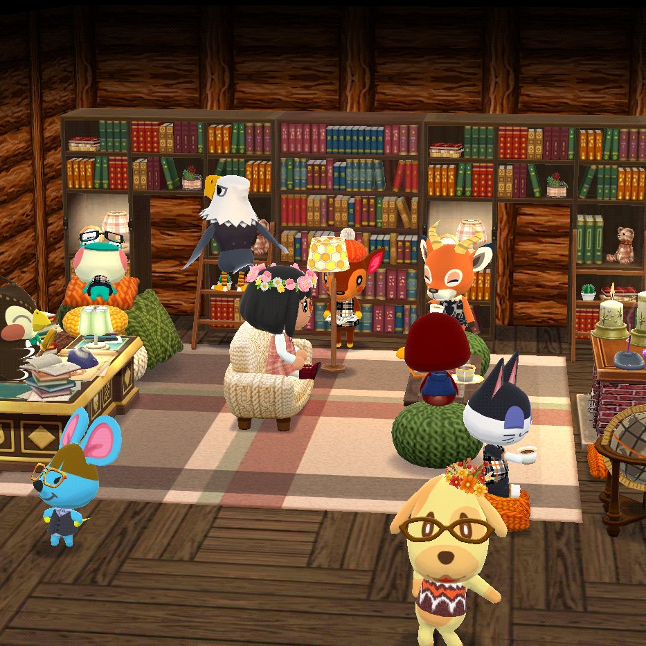 Nekonati's tweet photo. Nothing like the smell of books and a cozy place to read!
#ACPCgallery #PocketCamp #AnimalCrossing https://t.co/LQFhzYQDgw