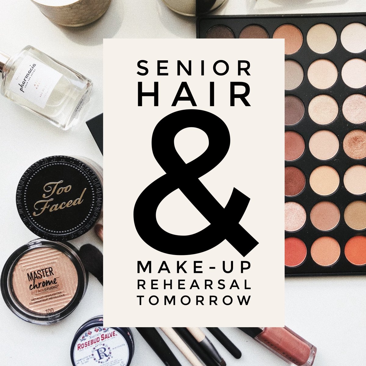 Seniors, bring ideas tomorrow.