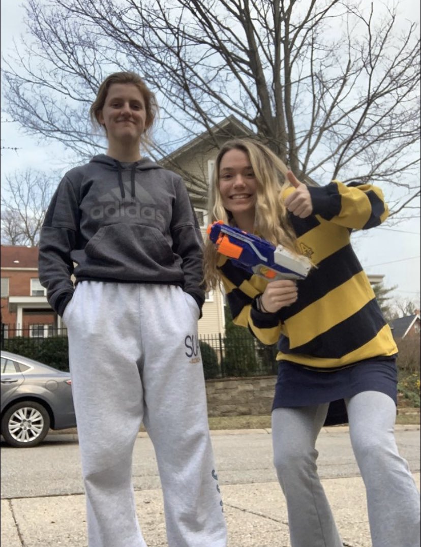NerfSua's tweet photo. Graceyn Wagner shot Reagan McDonald! Reagan is out for round 2! https://t.co/JDma1Vs5r5