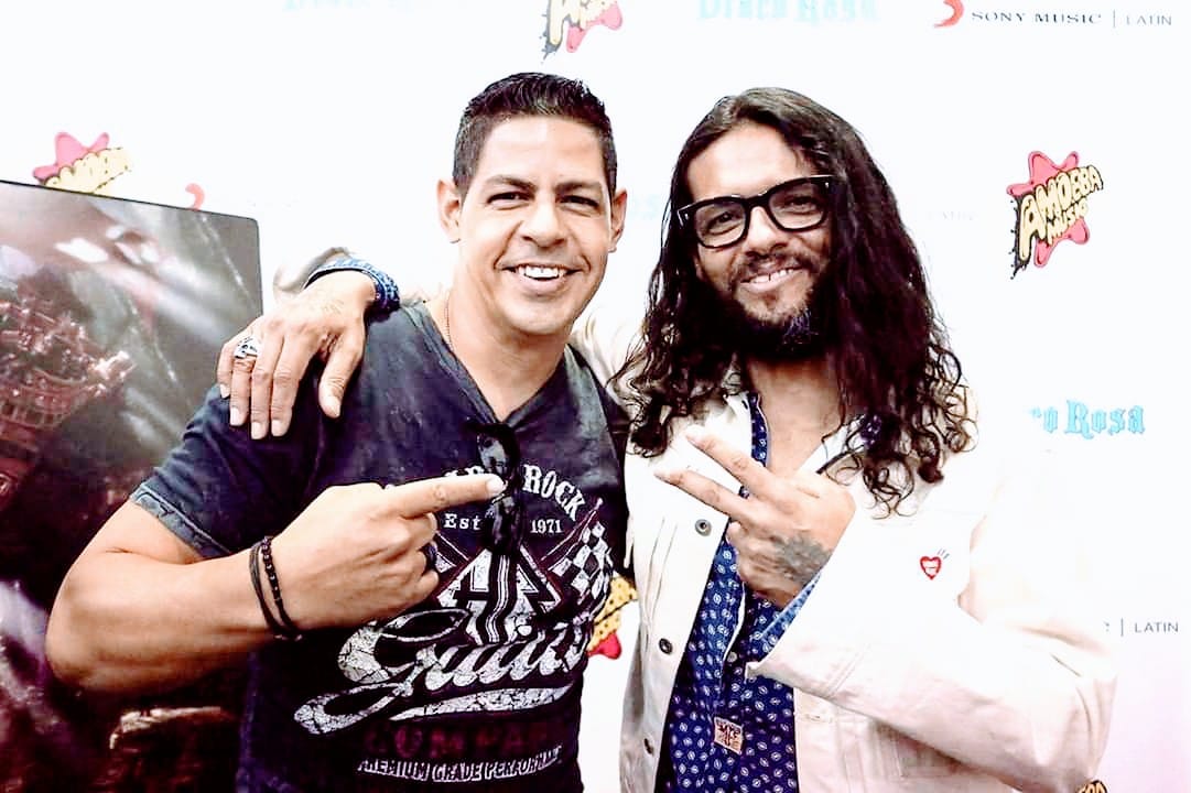 OUR PRODUCER #NELSONRUIZ &amp; #ROBBIEDRACOROSA <a href="/dracorosa/">DRACO ROSA</a> #PUERTORICOSELEVANTA 2 AWESOME #BORICUAS #AMOEBAMUSIC #HOLLYWOOD