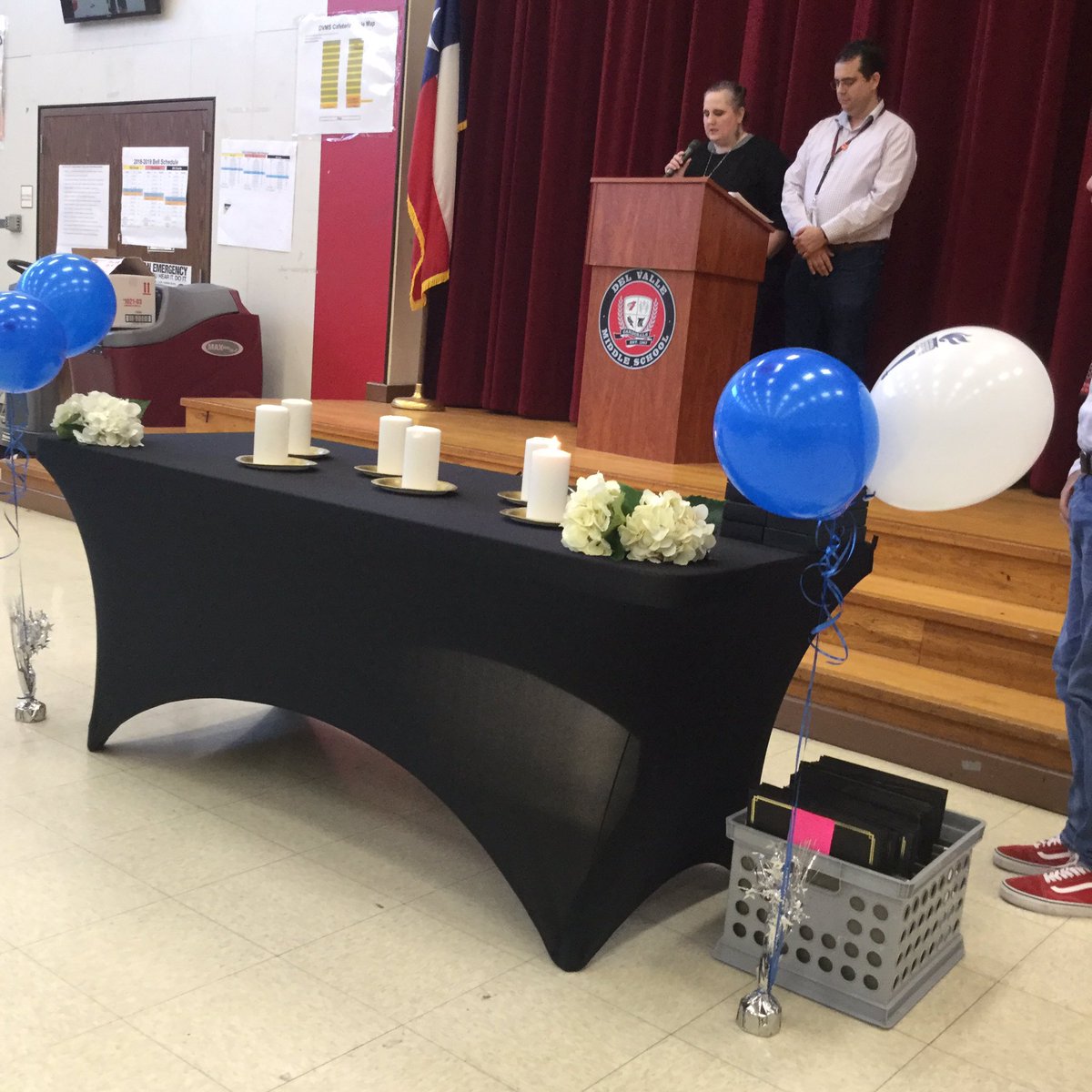 DVISD_DVMS's tweet photo. @DVISD_DVMS congratulations on the students that were inducted into the National Junior Honor Society this evening! We are #DVPROUD of all your hard work. Continue to bo #OnThatMissionForSuccess and #WritingYourOwnScript https://t.co/uD1PayCPPB
