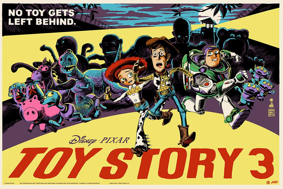 CinePolaroids's tweet photo. Los pósters alternativos de MONDO: Toy Story 3 por Francesco Francavilla https://t.co/TBTA1tdw2e