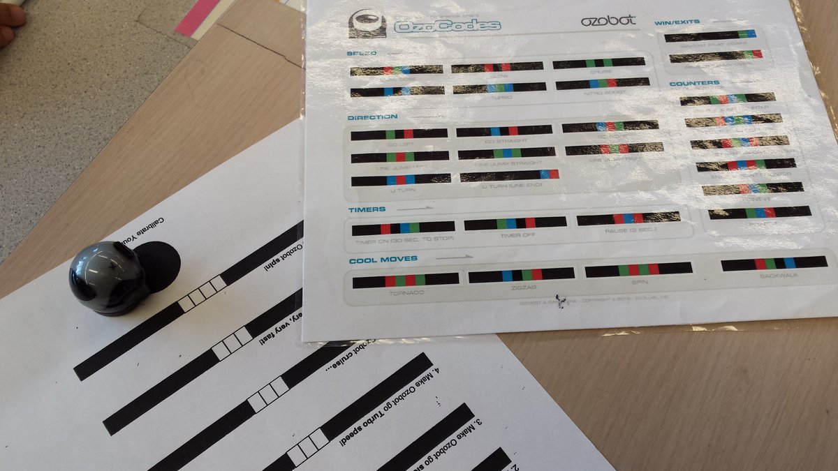 Another great afternoon coding with Ozobots at QE Elementary. #sd40learns